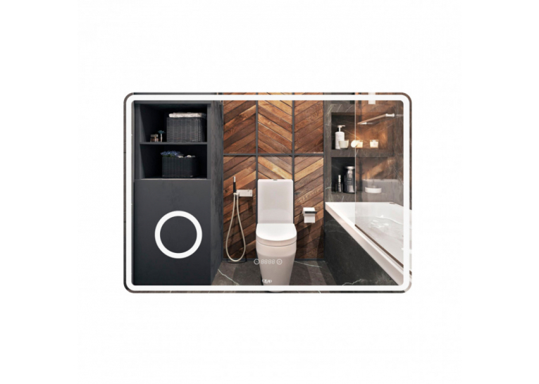 Зеркало Qtap Crow 100x70 с LED-подсветкой QT0578141670100W