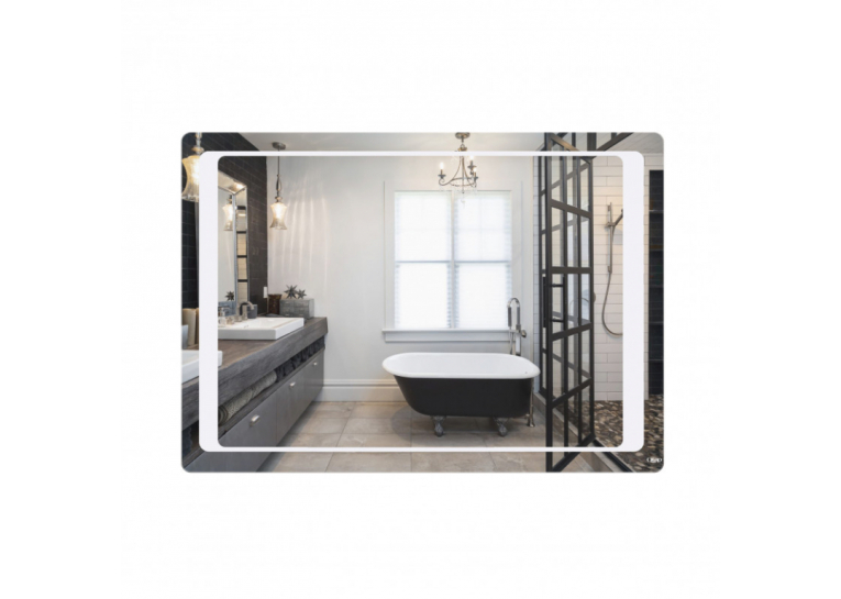 Зеркало Qtap Leo 100x70 с LED-подсветкой QT1178120870120W