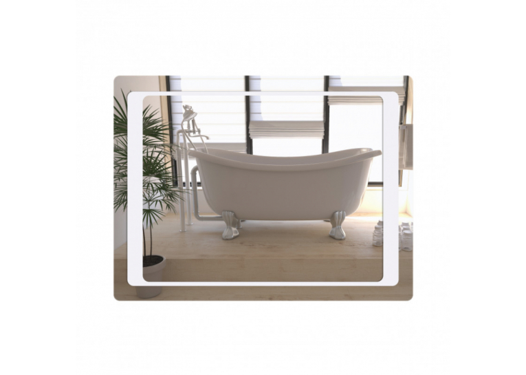 Зеркало Qtap Leo 60x80 с LED-подсветкой, Reverse QT1178120870100W