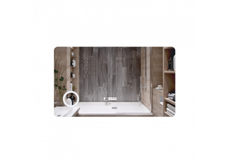 Зеркало Qtap Scorpio 120x70 с LED-подсветкой QT14781004W