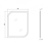 Зеркало Qtap Scorpio 55х695 White QT147850701W