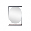  Дзеркало Qtap Taurus 60х85 Black/Whitish oak з LED-підсвічуванням QT2478ZP600BWO