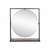  Дзеркало Qtap Taurus 80х85 Black/Whitish oak з LED-підсвічуванням QT2478ZP800BWO