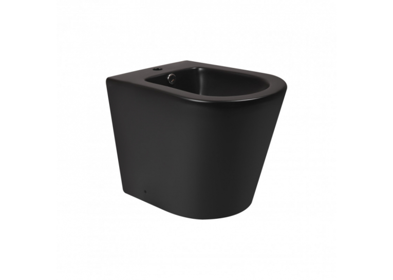  Біде підлогове Qtap Scorpio 53x36x39.5 Matt black QT14441003CMB