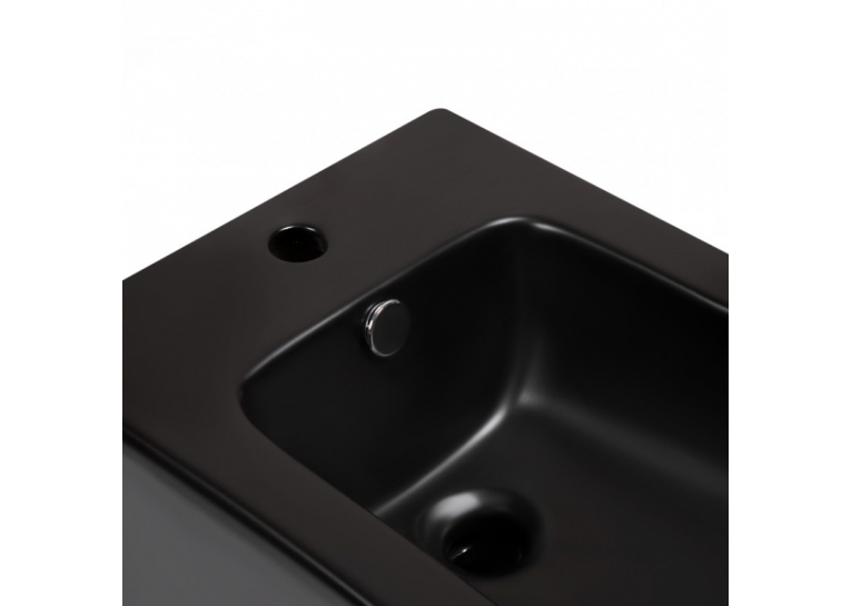  Біде підлогове Qtap Scorpio 53x36x39.5 Matt black QT14441003CMB