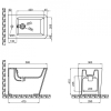 Біде підлогове Qtap Tern 56х36х40 White QT1744003CW
