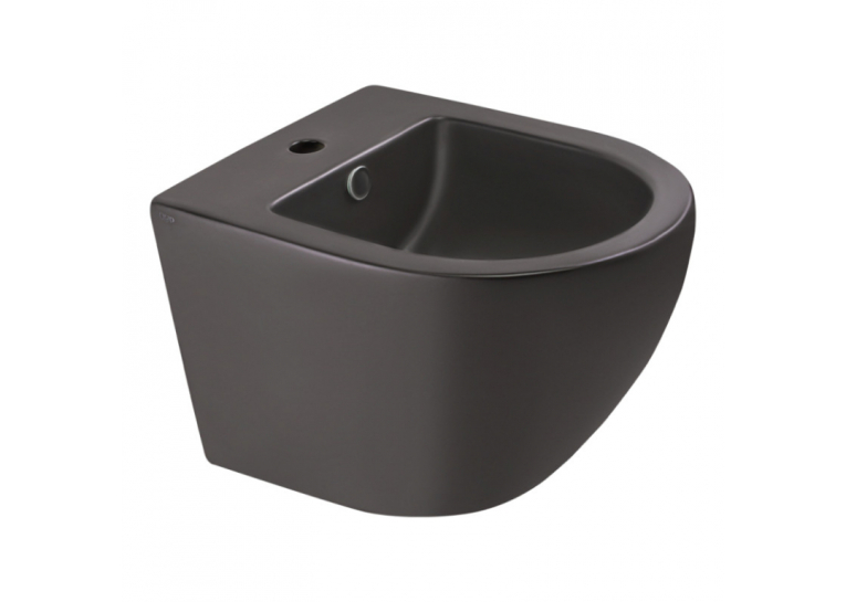 Биде подвесное Qtap Robin 49.5х37х32.5 Matt black QT1355046FMB