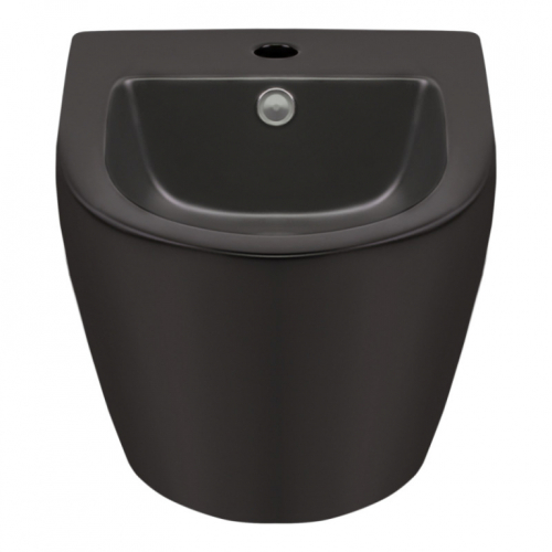 Біде підвісне Qtap Robin 49.5х37х32.5 Matt black QT1355046FMB