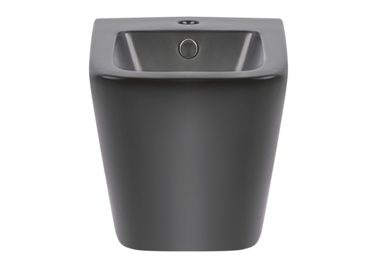  Біде підвісне Qtap Tern 48.5x3.45x33 Matt black QT1755052FMB