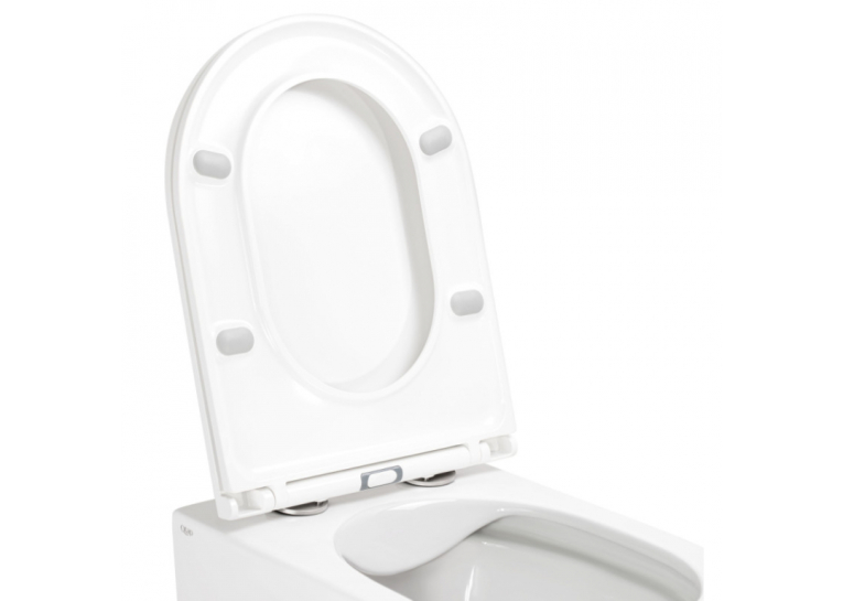 Унитаз подвесной Qtap Aries безободковый с сиденьем Soft-close QT0333063ERW