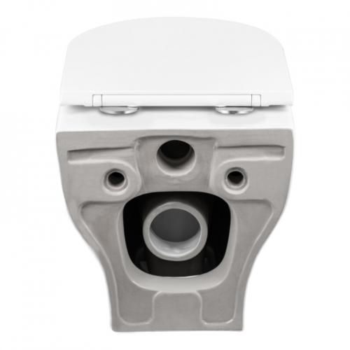 Унітаз підвісний Qtap Aries безободковий з сидінням Soft-close QT0333063ERW