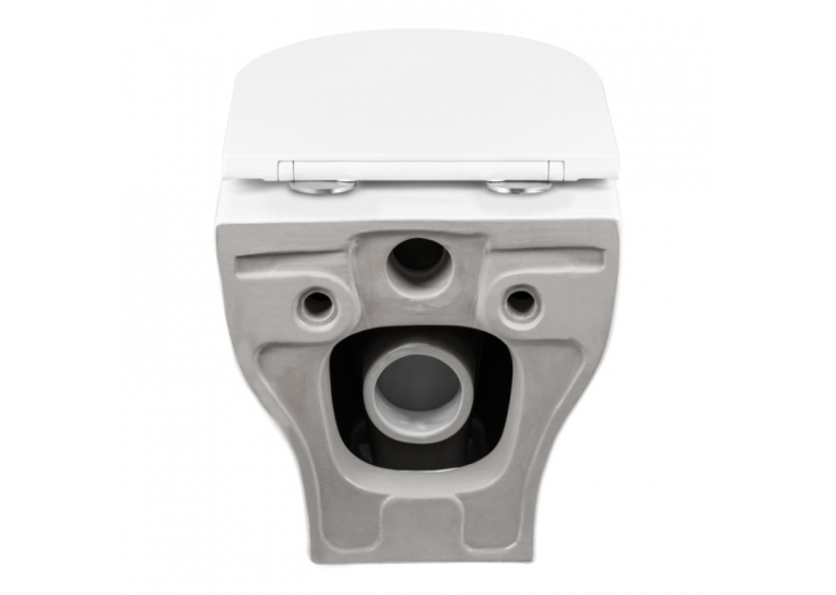 Унитаз подвесной Qtap Aries безободковый с сиденьем Soft-close QT0333063ERW