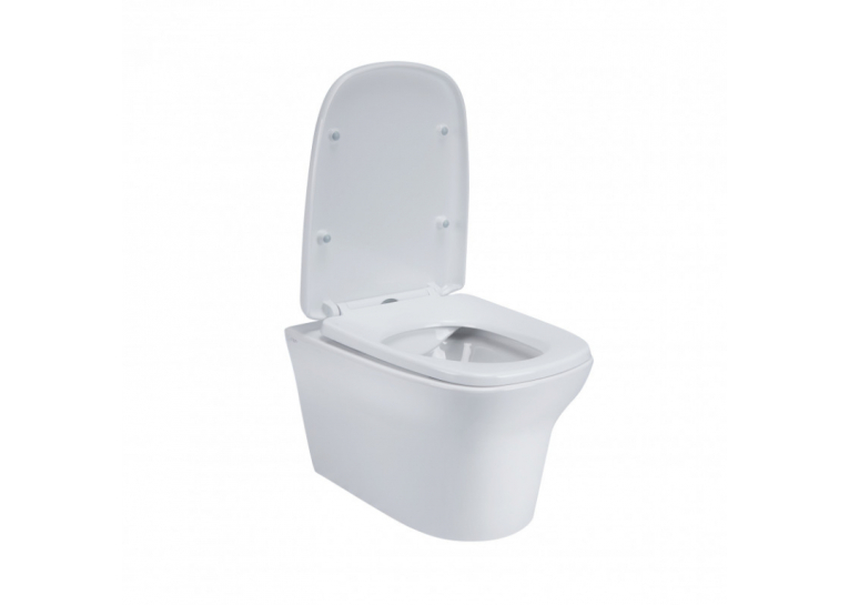  Унітаз підвісний Qtap Gemini безободковий з сидінням Soft-close QT25332614EW