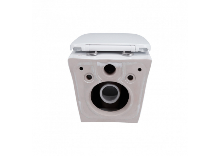 Унитаз подвесной Qtap Gemini безободковый с сиденьем Soft-close QT25332614EW
