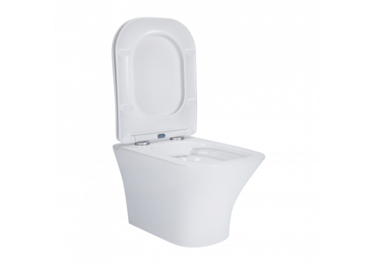 Унитаз подвесной Qtap Presto безободковый с сиденьем Soft-close QT24332615EW