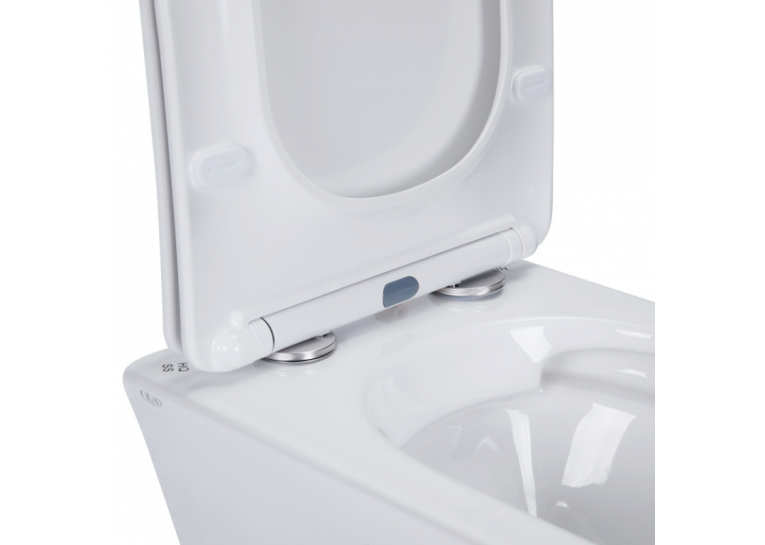 Унитаз подвесной Qtap Presto безободковый с сиденьем Soft-close QT24332615EW