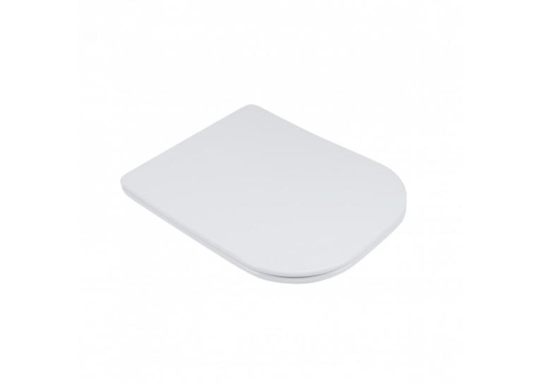 Унитаз подвесной Qtap Presto безободковый с сиденьем Soft-close QT24332615EW