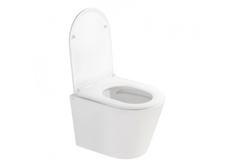 Унитаз подвесной Qtap Scorpio безободковый с сиденьем Soft-close QT1433053ERW