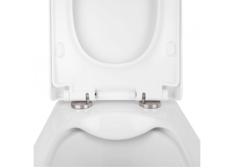 Унитаз подвесной Qtap Tern WHI 1052 безободковый с сидением дюропласт soft-close