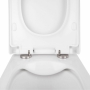  Унітаз підвісний Qtap Tern WHI 1052 безободковий із сидінням дюропласт soft-close