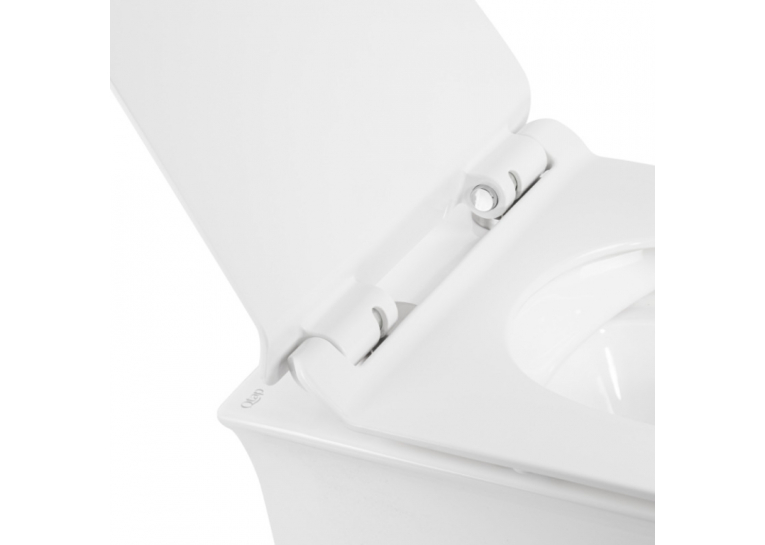 Унитаз подвесной Qtap Virgo безободковый с сиденьем Soft-close QT1833051ERW