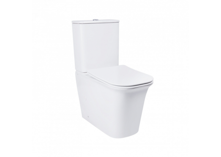  Унітаз-компакт Qtap Nando безободковий з сидінням Soft-close QT12221222AW