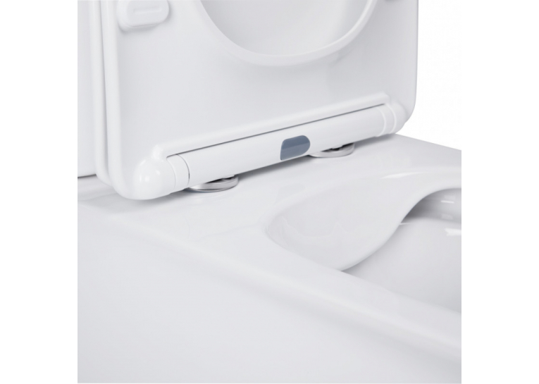  Унітаз-компакт Qtap Nando безободковий з сидінням Soft-close QT12221222AW