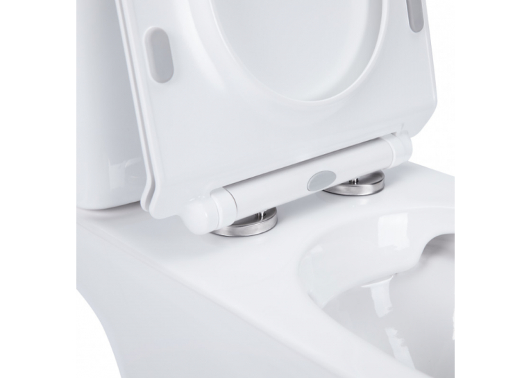  Унітаз-компакт Qtap Presto безободковий з сидінням Soft-close QT24221217AW