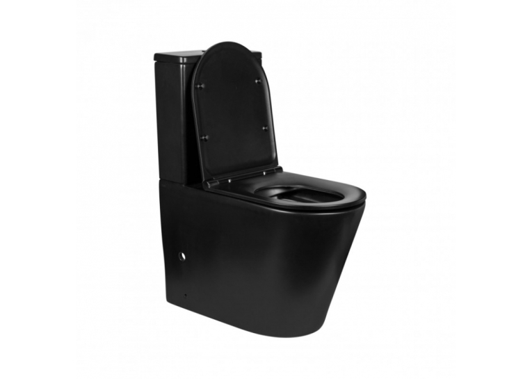  Унітаз-компакт Qtap Scorpio безободковий з сидінням Soft-close QT14222125ARMB