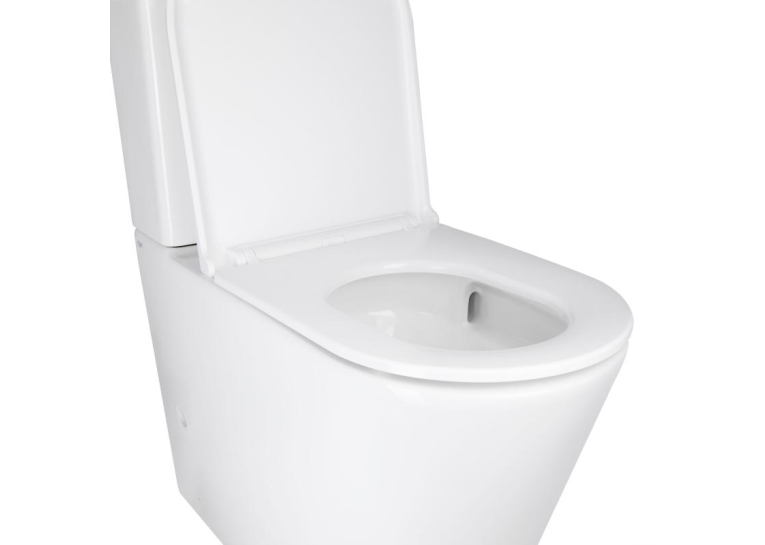  Унітаз-компакт Qtap Scorpio безободковий з сидінням Soft-close QT14222125AUQW