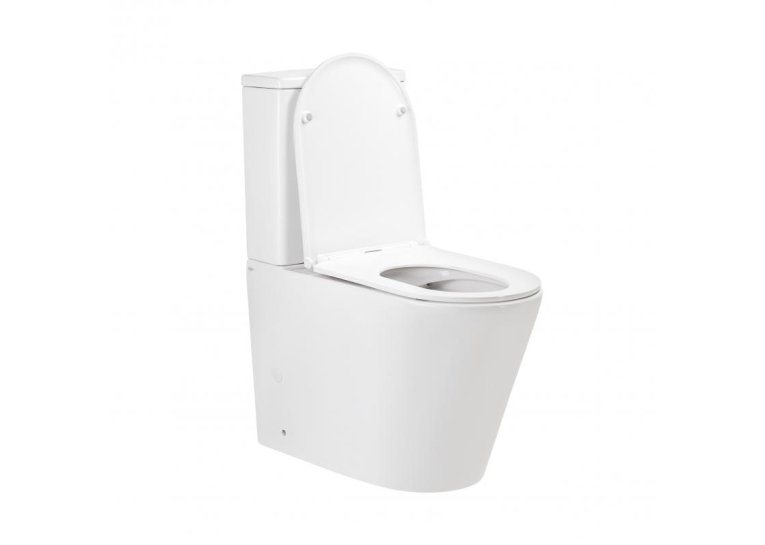 Унитаз-компакт Qtap Scorpio безободковый с сиденьем Soft-close QT14222125ARW