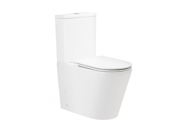 Унитаз-компакт Qtap Scorpio безободковый с сиденьем Soft-close QT14222125ARW