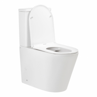 Унитаз-компакт Qtap Scorpio безободковый с сиденьем Soft-close QT14222125ARW