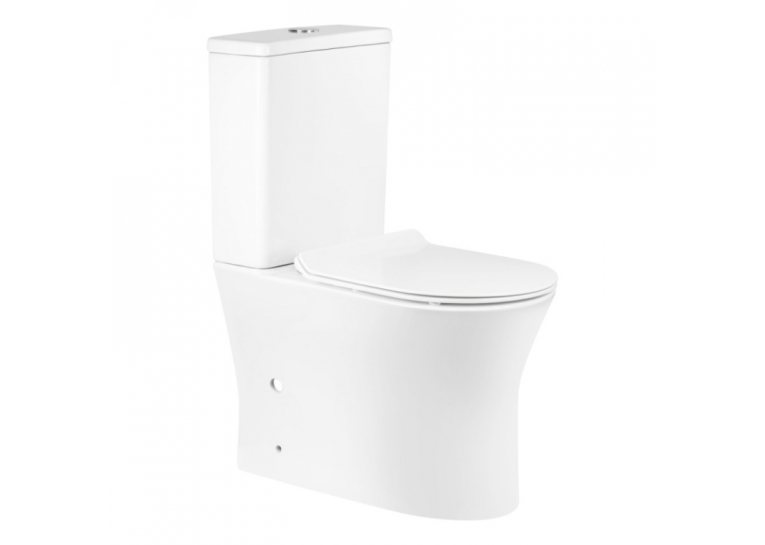  Унітаз-компакт Qtap Virgo безободковий з сидінням Soft-close QT18222169ARW