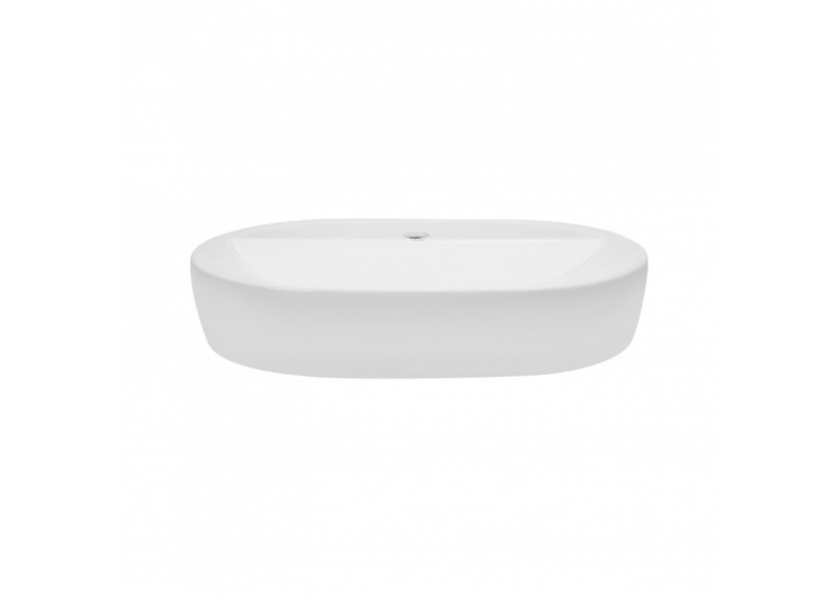 Раковина Qtap Scorpio 61x40x12 White с донным клапаном QT14112203W