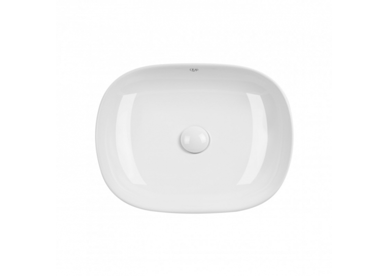  Раковина-чаша Qtap Aquarius 46,5x37,5x11,5 White з донним клапаном QT21112185W