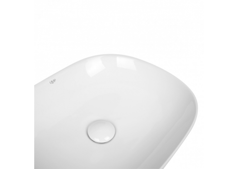  Раковина-чаша Qtap Aquarius 46,5x37,5x11,5 White з донним клапаном QT21112185W