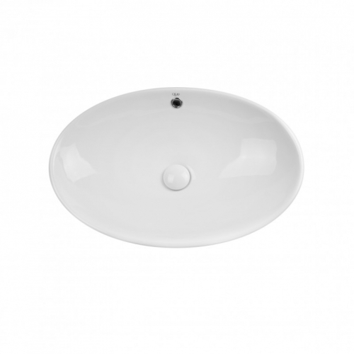 Раковина-чаша Qtap Dove 62,5x41,5x15 White с донным клапаном QT06113077W