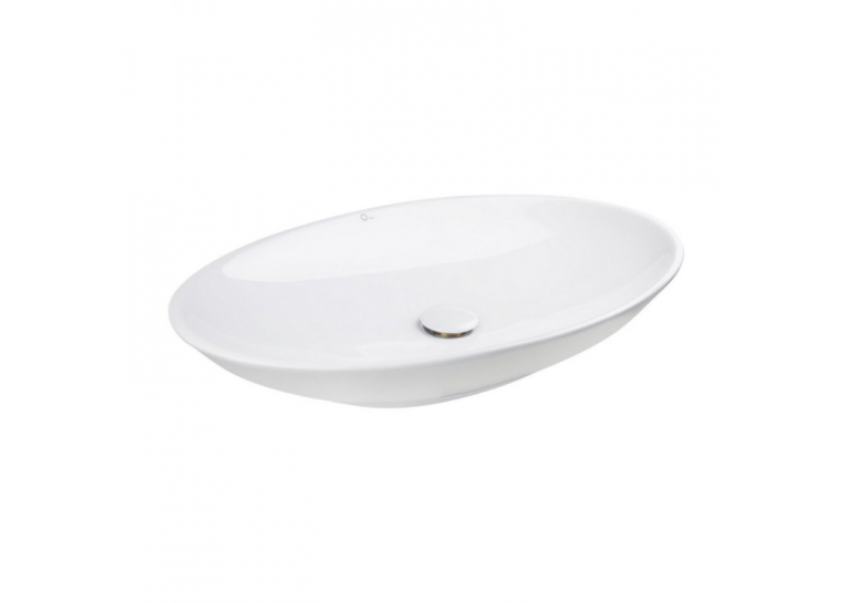 Раковина-чаша Qtap Dove 68x42x12 White с донным клапаном QT0611K160W