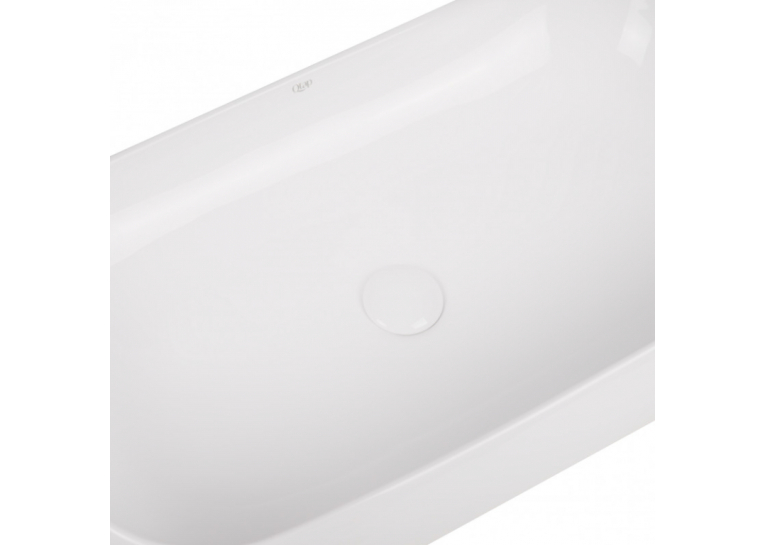 Раковина-чаша Qtap Jay 69,5x41x15 White с донным клапаном QT07112166W