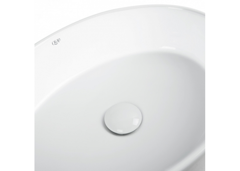  Раковина-чаша Qtap Kolibri 50x36x14 White з донним клапаном QT10113054W