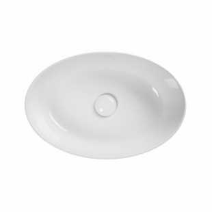 Раковина-чаша Qtap Leo 45x30,5x16 White с донным клапаном QT1111A052W