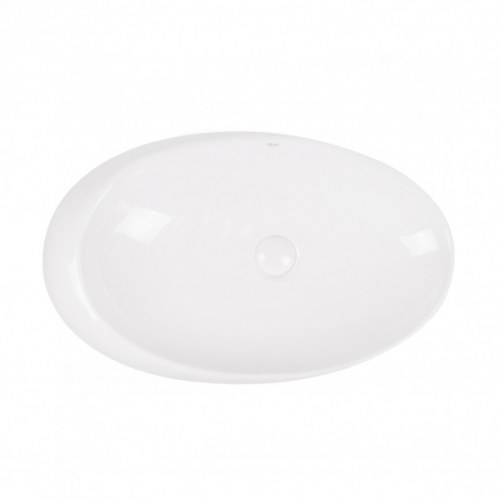 Раковина-чаша Qtap Leo 69x43,5x18 White с донным клапаном QT11111094W