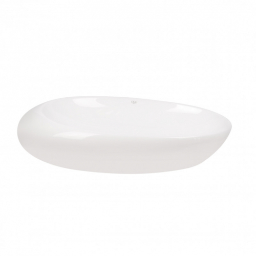 Раковина-чаша Qtap Leo 69x43,5x18 White с донным клапаном QT11111094W
