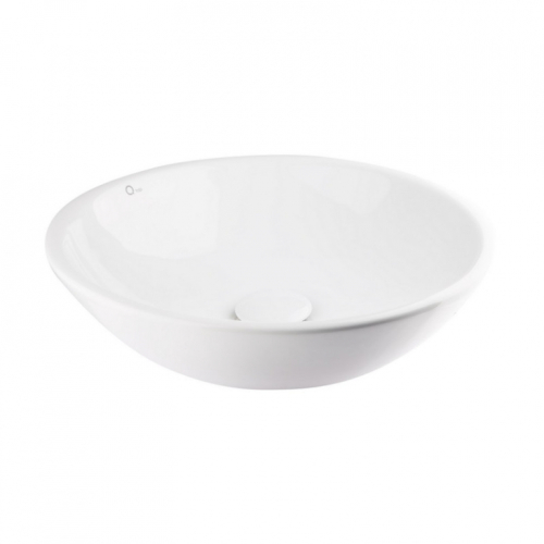 Раковина-чаша Qtap Owl 40x40x15,5 White с донным клапаном QT1911K53W