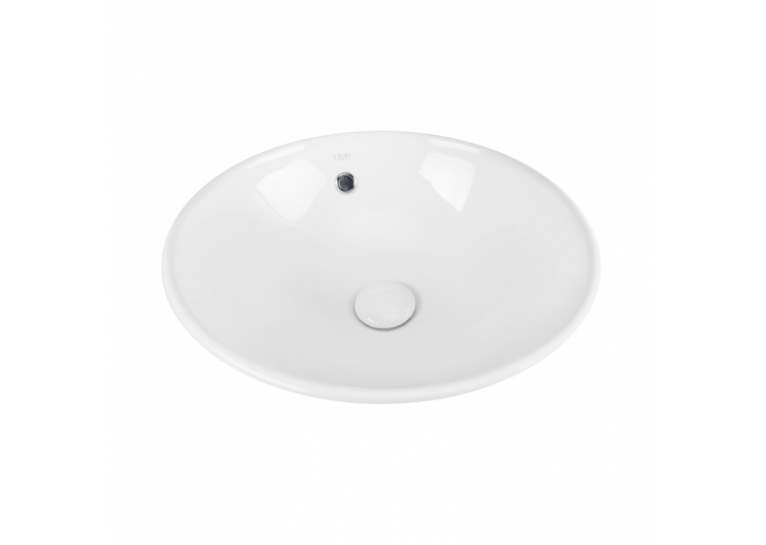 Раковина-чаша Qtap Robin 41x41x18 White с донным клапаном QT1311A004W