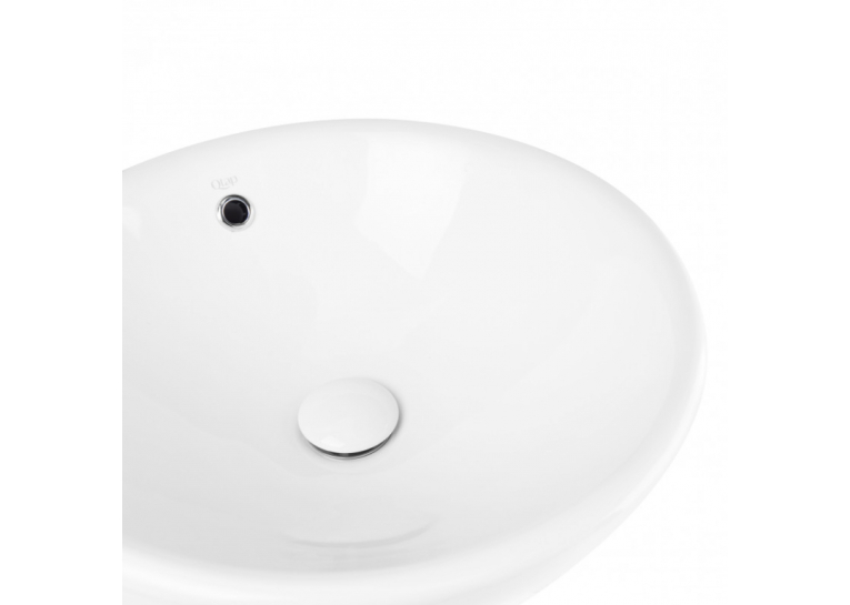 Раковина-чаша Qtap Robin 41x41x18 White с донным клапаном QT1311A004W