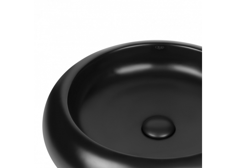 Раковина-чаша Qtap Robin 46x46x10 Matt black QT13113062MB