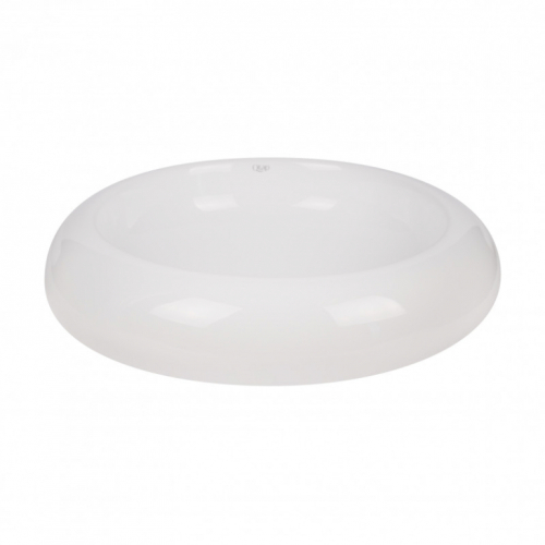 Раковина-чаша Qtap Robin 46x46x10 White з донним клапаном QT13113062W