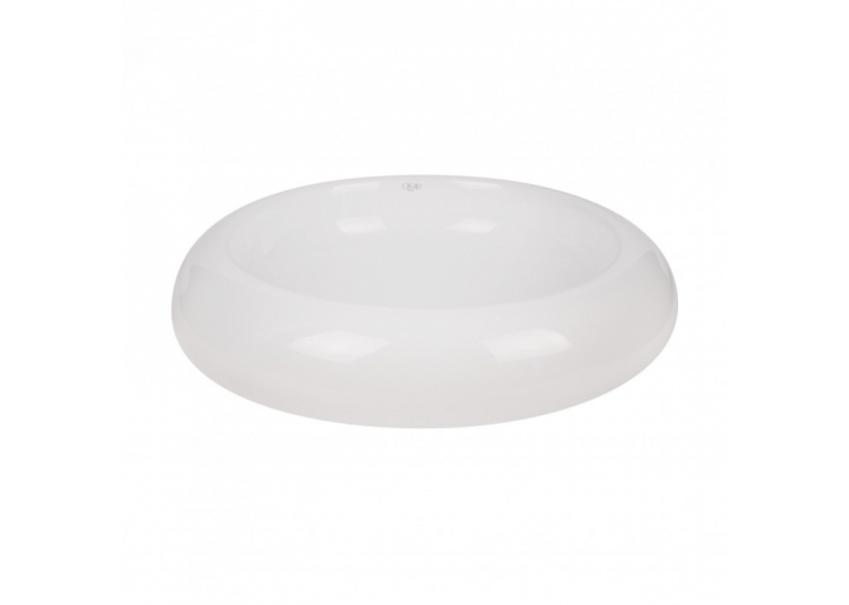 Раковина-чаша Qtap Robin 46x46x10 White с донным клапаном QT13113062W